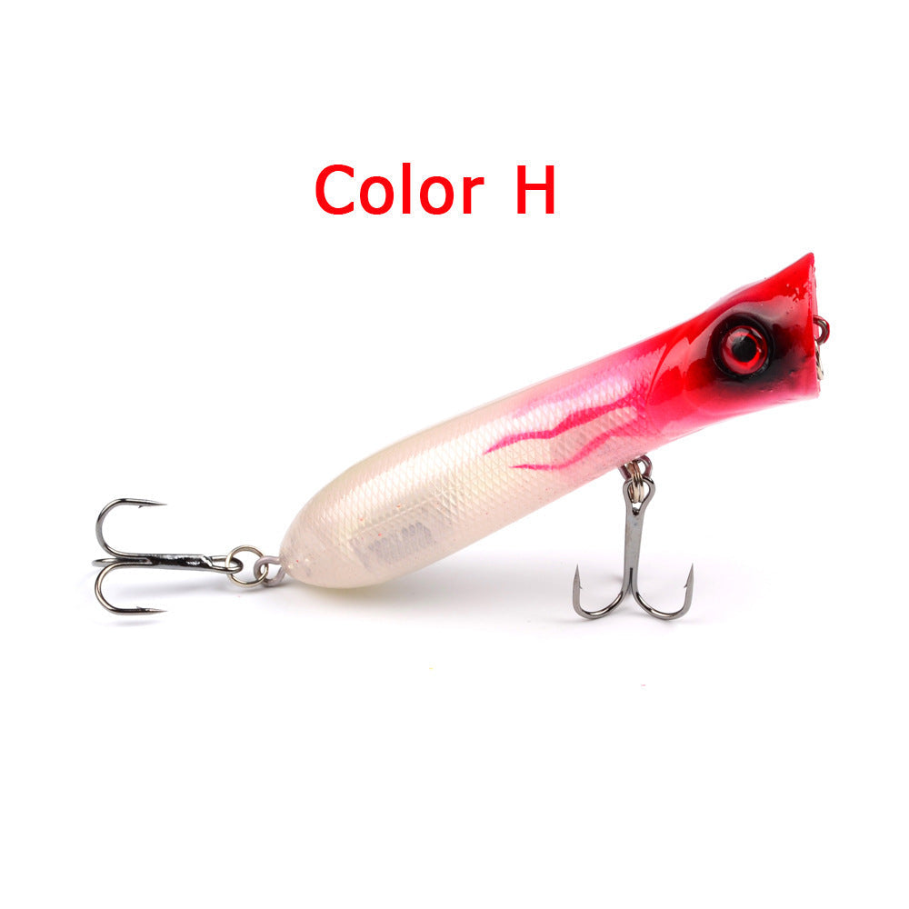 Popalua 8CM-12g black hook plastic fishing lure