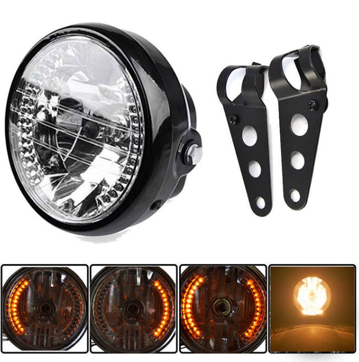 Motorcycle Headlight Turn Signal Blinker for Cafe Racer
