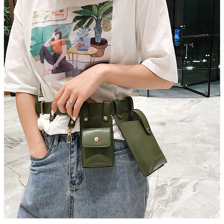 Tide crossbody bag waist bag change phone