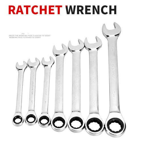 Automatic Ratchet Wrench Set Quick Release Combination Tool