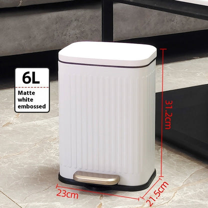 Stainless Steel Trash Can Kitchen Hygiene