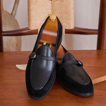 Leather Handmade British-Style Vintage Mens Loafers