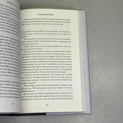 STRIAGHT SHOOTER  A Memoir Of Second Chances & First Takes Hardcover Book