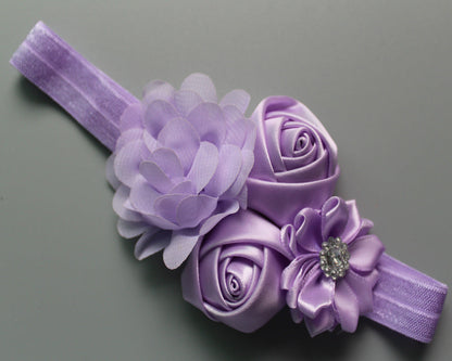 Children's Chiffon Rose Elastic Hair Band