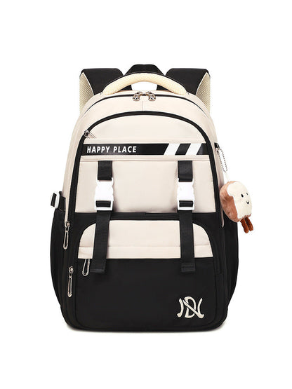 Minimalist Preppy Style Stain-resistant Schoolbag