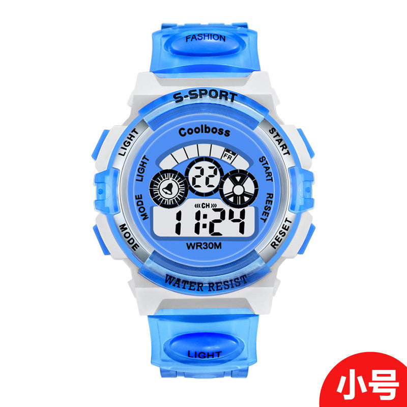 Direct manufacturers coolboss cool BOSSE children watch multifunctional light waterproof student electronic watch