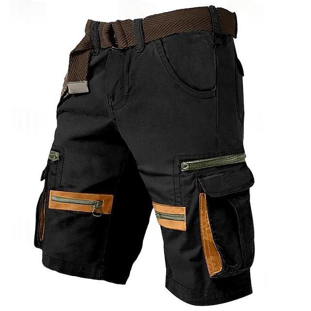 Men's Breathable Outdoor Work Shorts With Multiple Pockets
