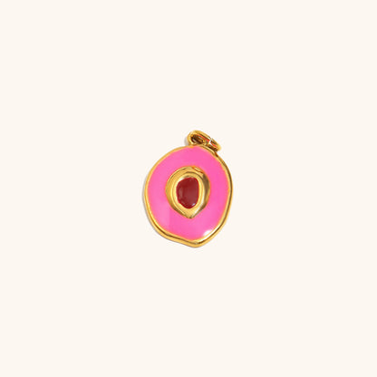 Stainless Steel Corn Pendant Plated With 18K Gold
