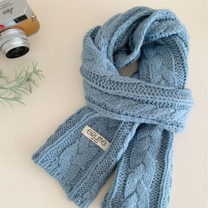 Herringbone Knit Scarf For Women