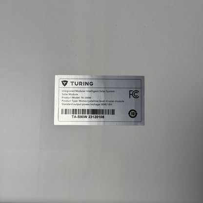 TURING (3 Boxes) Integrated Modular Intelligent Solar System TA-ZJ800/TA-S90W 18V