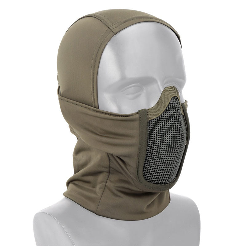 Tactical Full Face Cover Men Balaclava Quick Dry Headwear Face Protection Battle Neck Veil