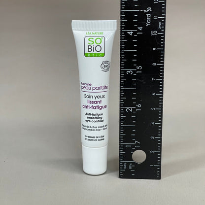 SO BIO ETIC (3-PACK) Anti-fatigue Smoothing Eye Contour .5 OZ (New)