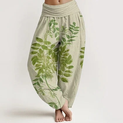 Women's Cotton Direct-print Springsummer Trousers