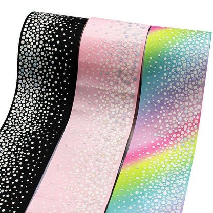 75mm Luminous Rainbow Bow - Fluorescent Ribbon