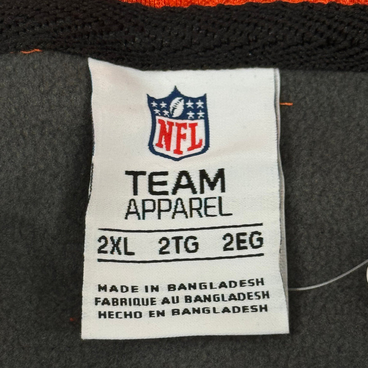NFL Cincinnati Bengals Hoodie AFC North Sweatshirt Pullover SZ XXL Black 1802967