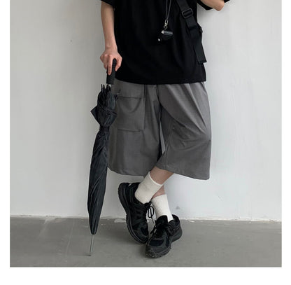 Japanese Retro Simple Casual Shorts Men