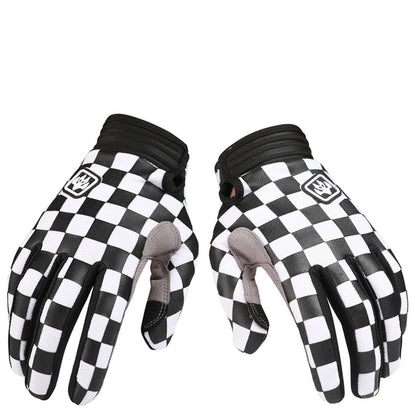 Chessboard Touch Screen Motorcycle Bicycle Gloves