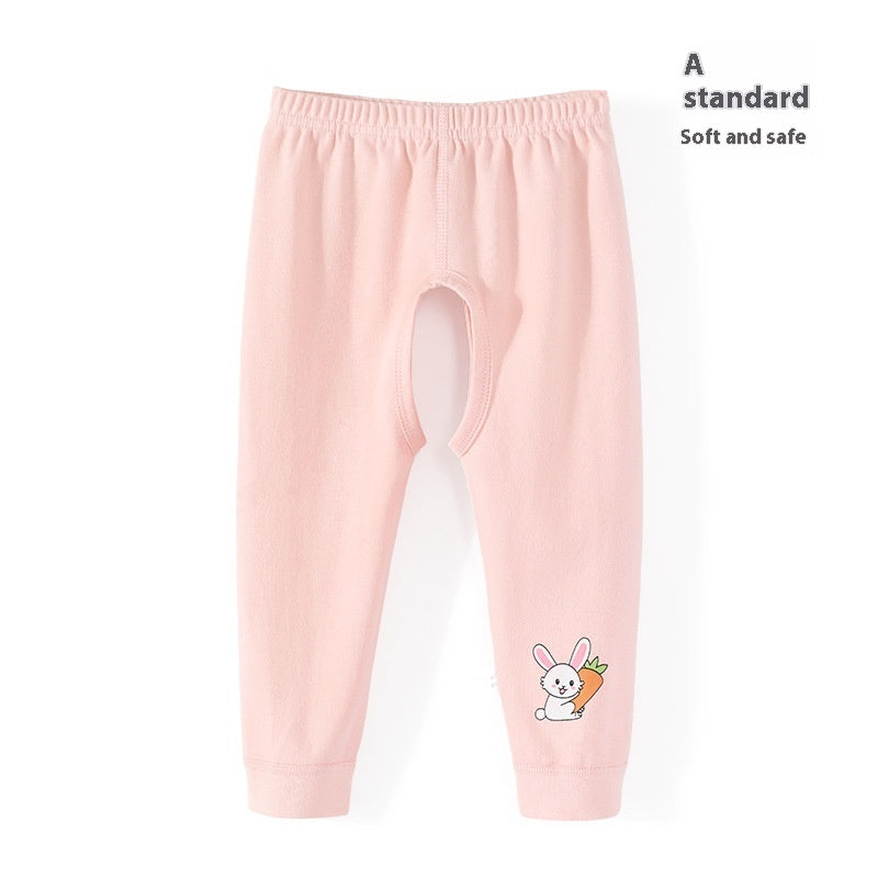 Boy Open-seat Pants Baby Trousers Pure Cotton