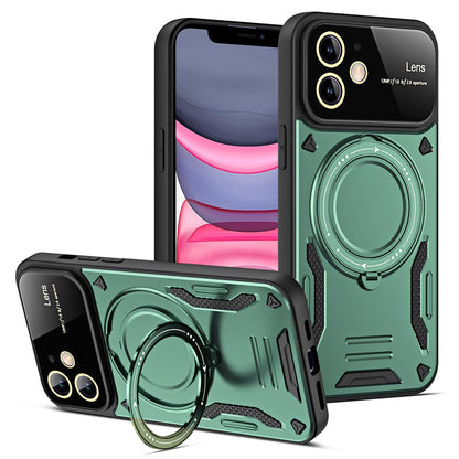 U-shield Large Window Magnetic Bracket Phone Case Advanced Sense Protective Cover