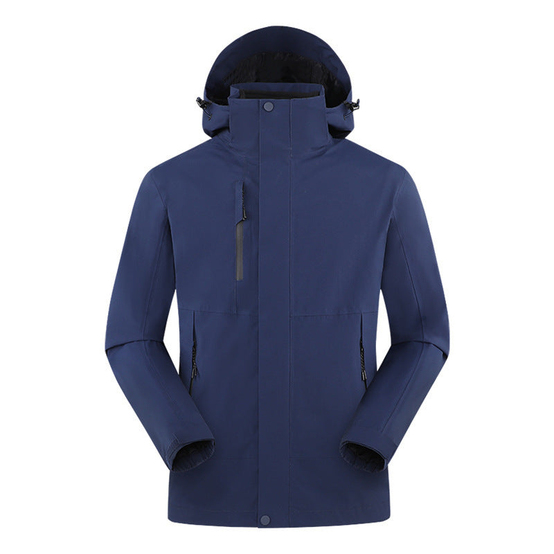 Full Heat Seal Shell Jacket Three-in-one Windproof Outdoor