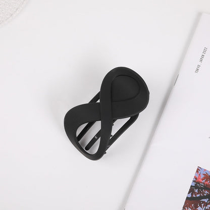 Elegant Frosted 8-shaped Barrettes