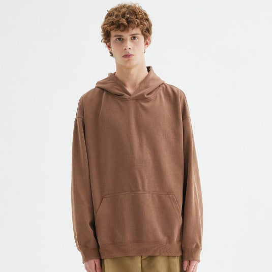 Men's Hooded Long-sleeve Pullover Casual Loose-fit Sweatshirt