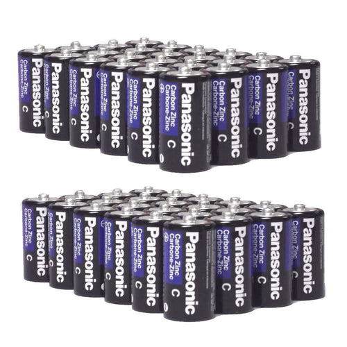 48-Pack: Panasonic Super Heavy Duty C Batteries