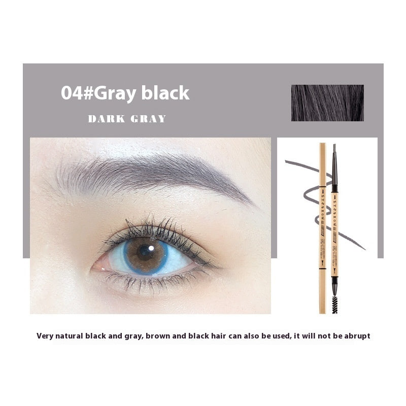 Small Gold Chopsticks Ultra-fine Eyebrow Pencil Discoloration Resistant Natural Ultra-fine