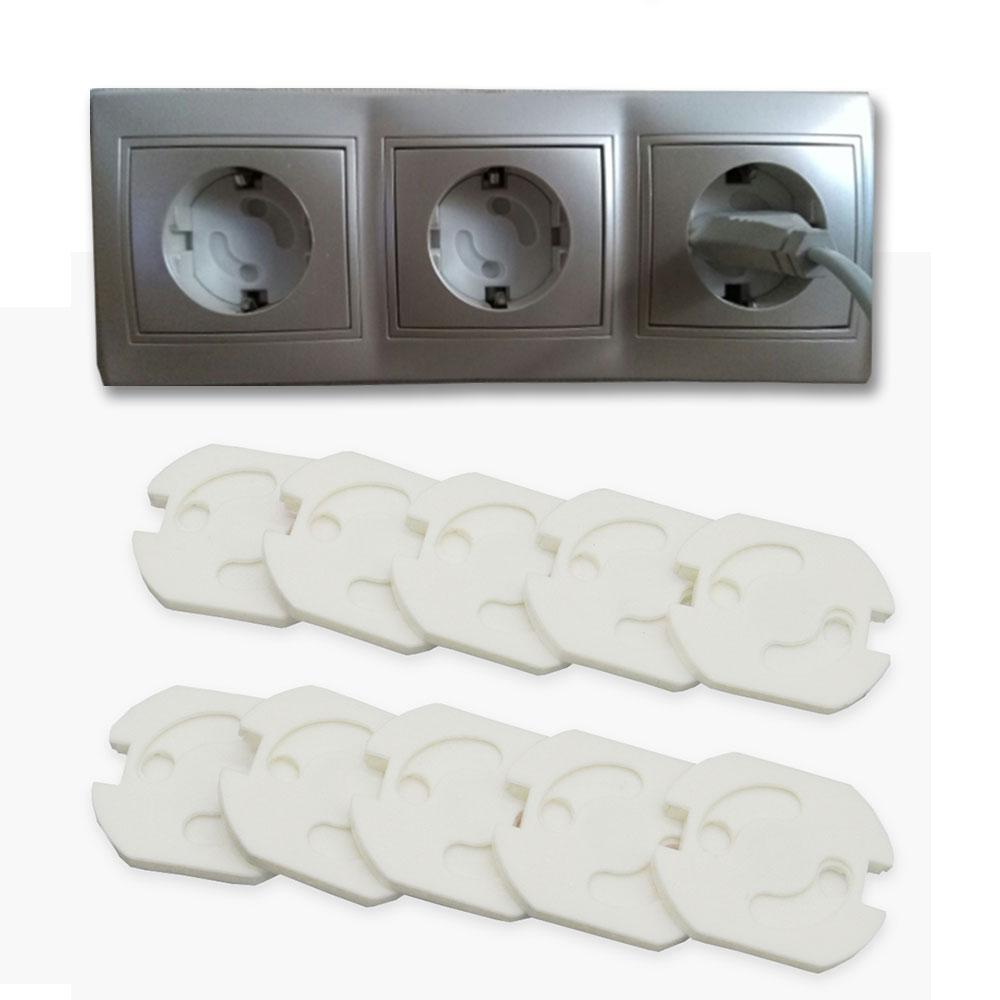 10pcs Children Against Electric Protection Socket Plastic Security Locks