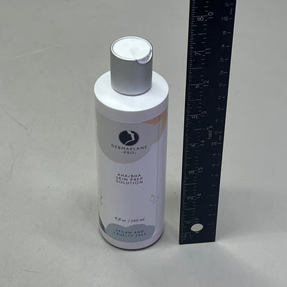 DERMAPLANE PRO AHA/BHA Skin Prep Solution Vegan & Cruelty Free 8 Fl Oz 6 M