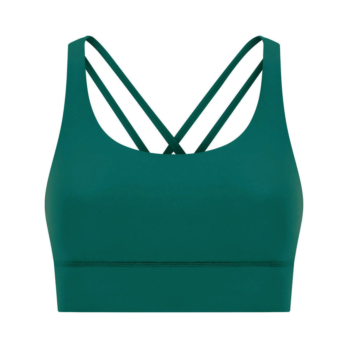 Cross back yoga bra brushed bare high-strength shock-absorbing gathering sports vest for women