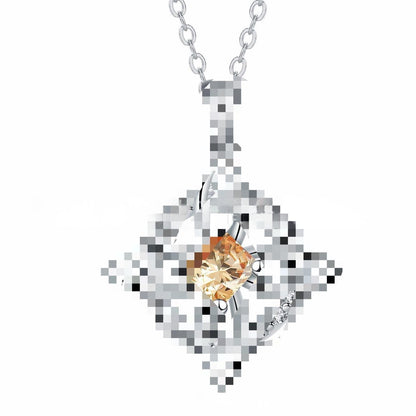 Mystical Birthstone Witches' Knot Necklace