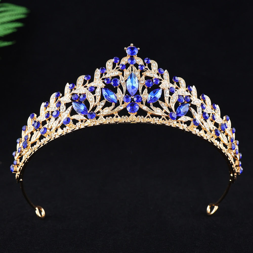 Alloy Rhinestone Princess Birthday Crown Photo Studio Hair Accessory