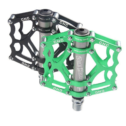 Bicycle Pedal Double DU Aluminum Alloy Pedal Mountain Bike Pedal Dead Fly Bearing Pedal Accessories And Equipment