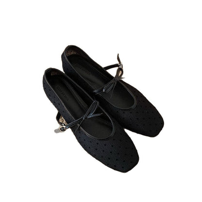 Mesh Breathable Ballet Flats For Women