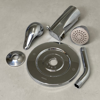 MOEN (3 Piece) Single Handle Tub/Shower Trim Kit 7.62"x7.62"x4.75" Chrome TL471
