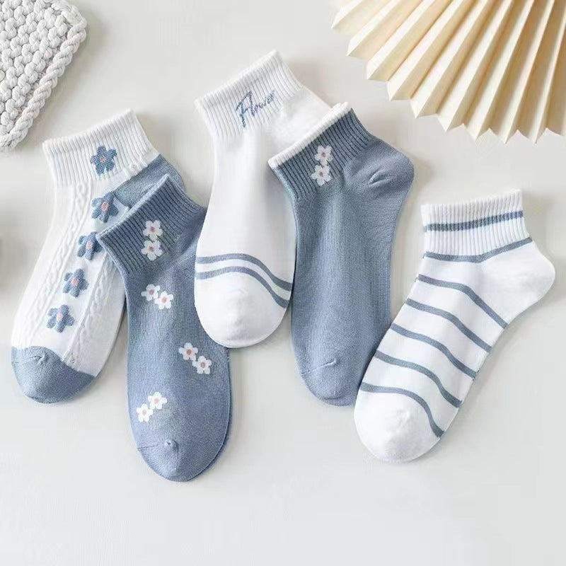 Thin Socks, Womens Breathable Ankle Socks