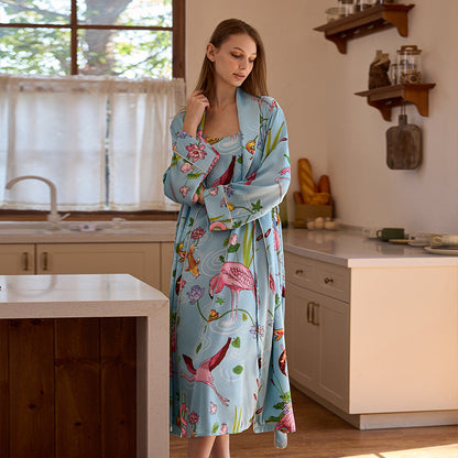 Womens Robe Nightdress And Loungewear Set
