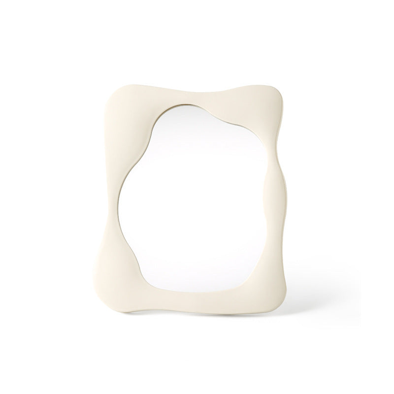 Simple Special-shaped Living Room Cosmetic Mirror Desktop Plastic
