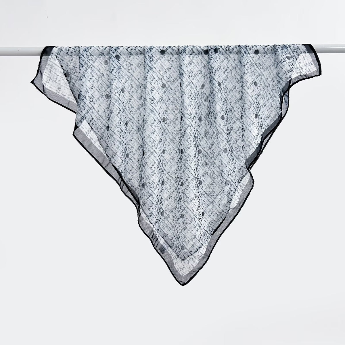 Versatile Printed Thin Square Scarf