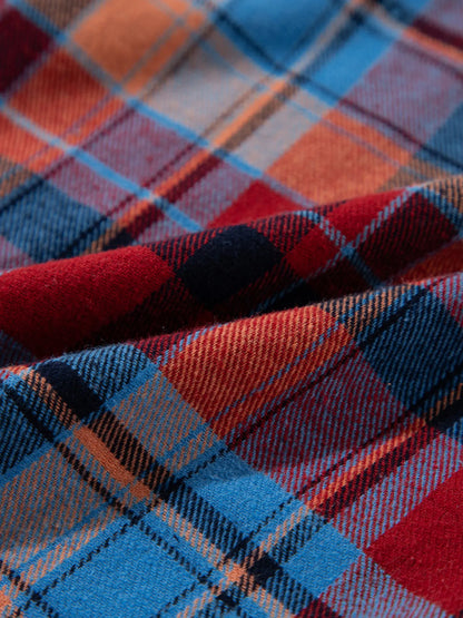Plaid Button Up Long Sleeve Shirt