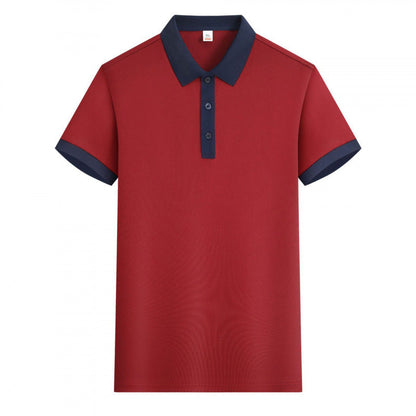 Business Summer Ice Silk Short-Sleeve T-Shirt