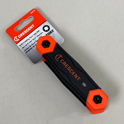 CRESCENT (New!)CHKFT8 Folding(8 Piece) Torx Dual Material Hex Key Set