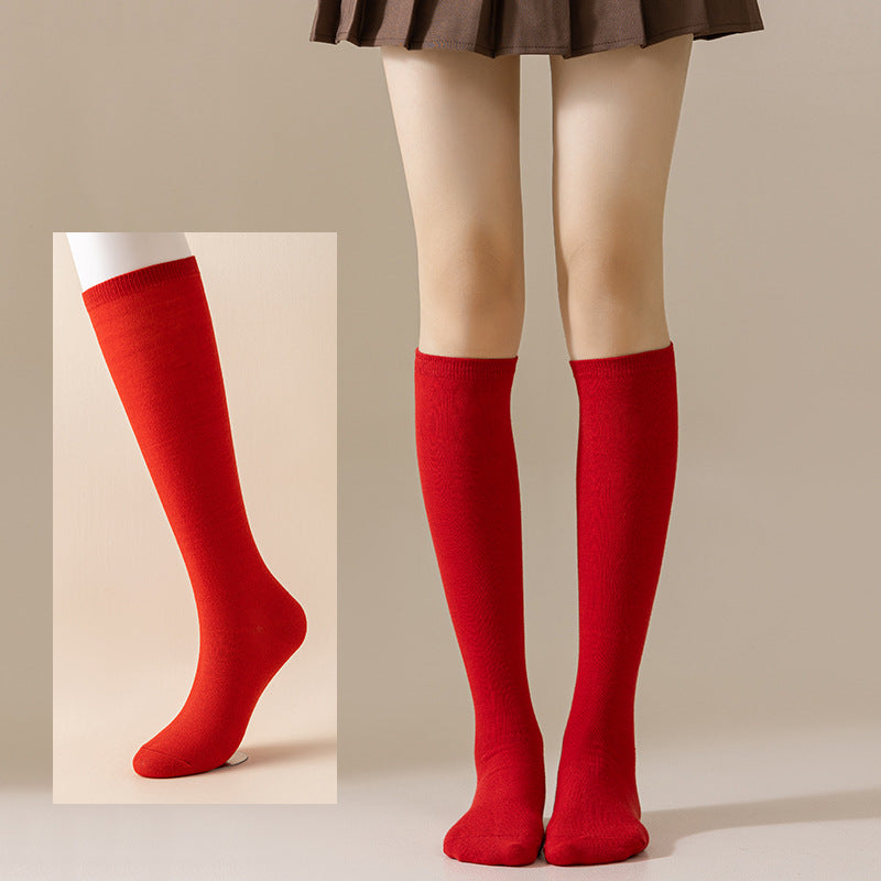 Women's Japanese-style Solid-color JK Socks