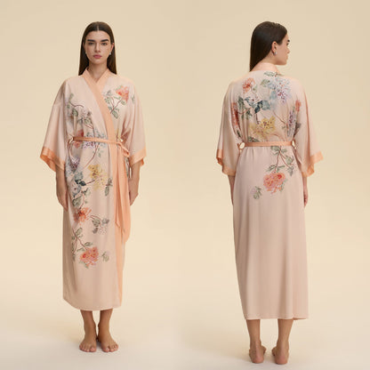 New Satin Plus Size Pajamas For Women Lightweight Loungewear Robe