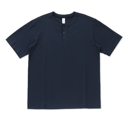 Men's Mandarin-collar Long-sleeve Shirt