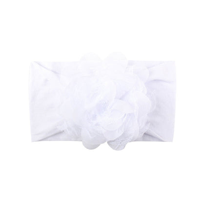 Chiffon Mesh Flower Baby Headdress Headband
