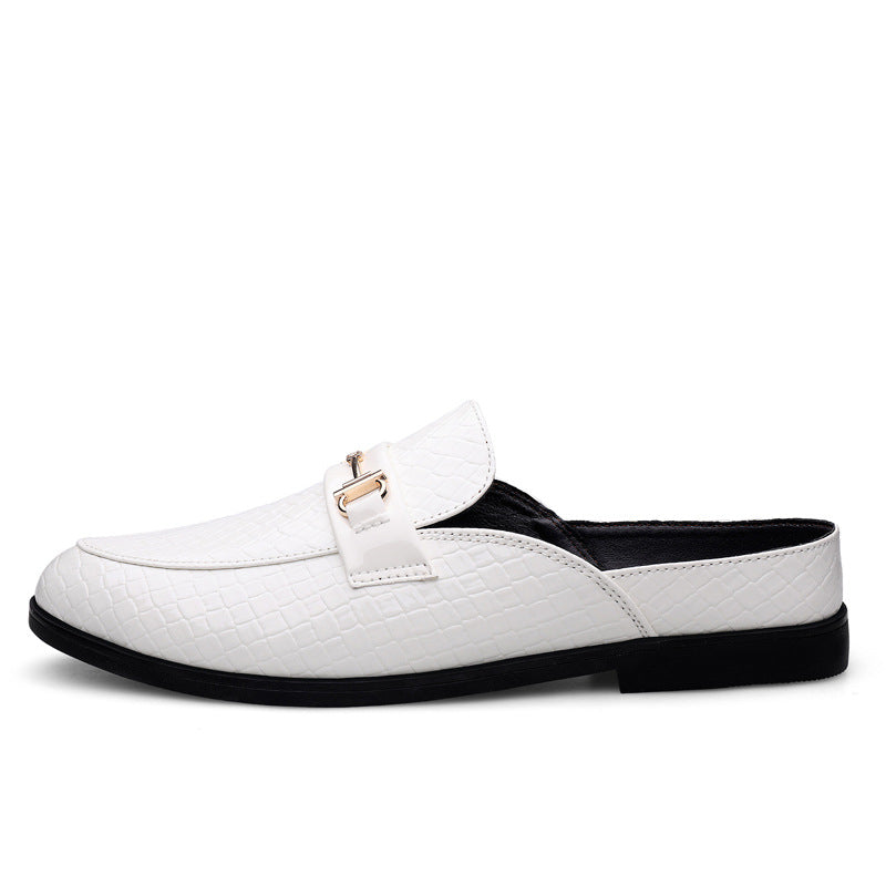 New Loafers Men's Pattern Half Slippers