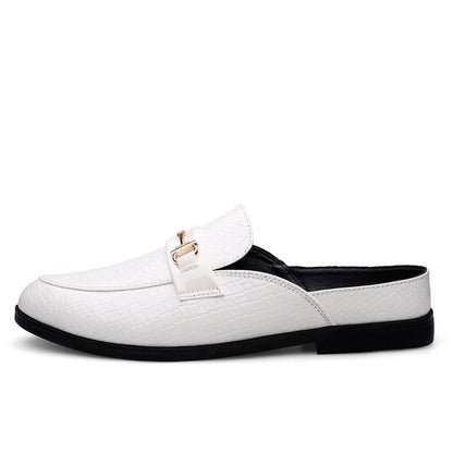 New Loafers Men's Pattern Half Slippers