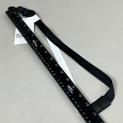 NIKE (2 PACK) Unisex Breakaway Lanyard 19" x 1" Black & White 89371